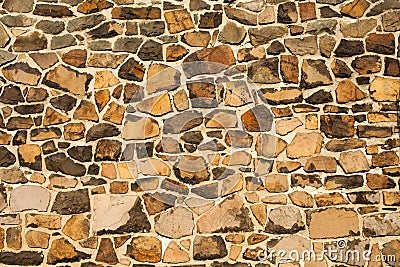Wall from stone