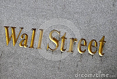 Wall Street in New York City