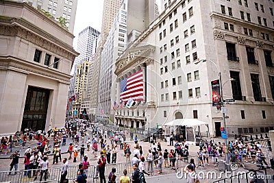 Wall Street and Stock Exchange