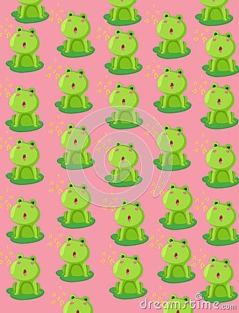 Wallpaper Cute Frog Royalty Free Stock Photo - Image: 28149415