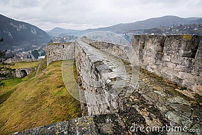 Walls of the historical fortress