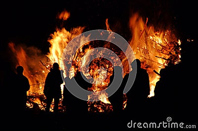 Walpurgis Night bonfire
