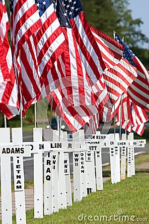 War Dead Honored With Crosses For Memorial Day