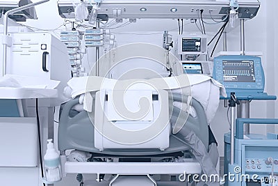 Ward with electronic equipment
