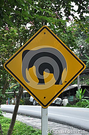 Warinig sign