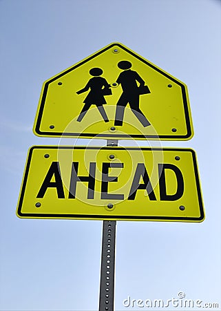 Warning Sign - School Children Crossing