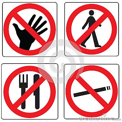 Alert signals in car