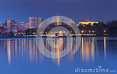 Washington DC Skyline Blue Hour