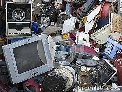 Waste, old technology dump