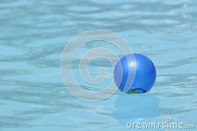 Water ball in swimming pool