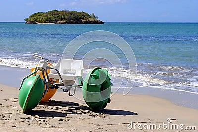 Water bike on Halcyon Beach