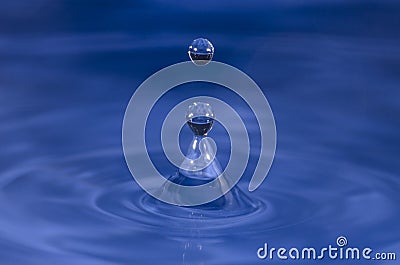 Water droplet splash