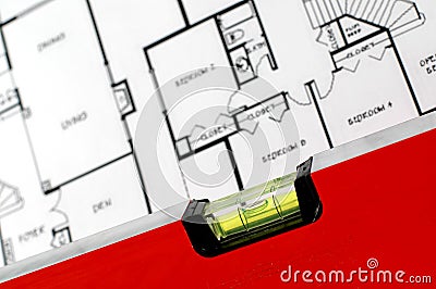 Water level and architectural plans