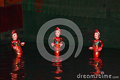 Water Puppets, Hanoi, Vietnam