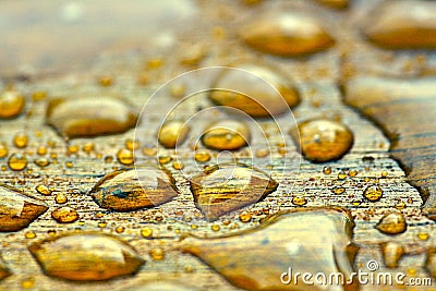 Water On Stained Deck