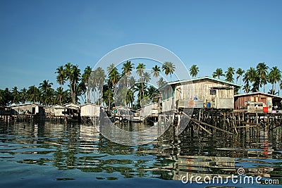 Water village mabul island borneo