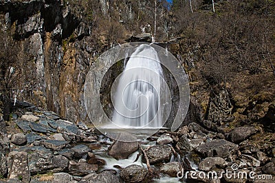 Waterfall Corbu, Altai.