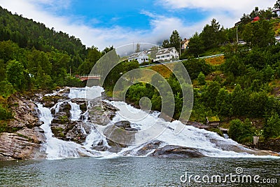 Waterfall in Norway