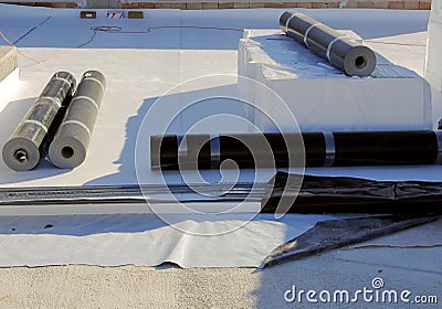 Waterproofing and insulation pvc terrace