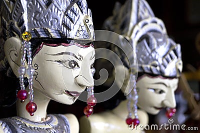 Wayang Wooden Puppets of Indonesia