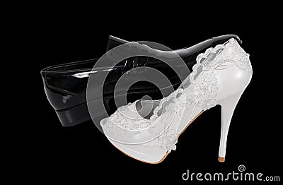 Wedding bride groom shoe shoes details ceremony bridal