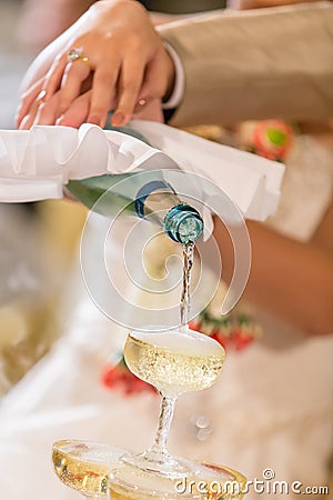 Wedding champagne