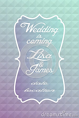 Wedding invitation