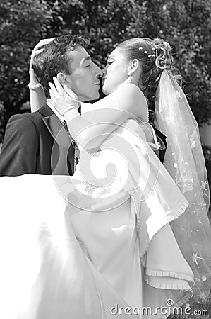 Wedding kiss