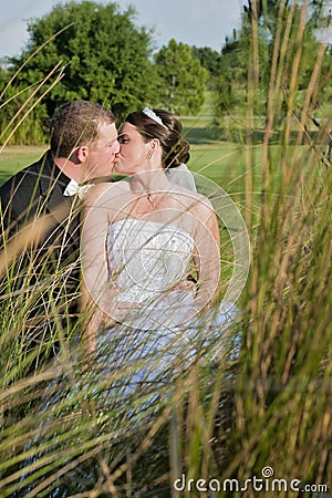 Wedding kiss