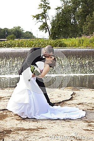 Wedding kiss