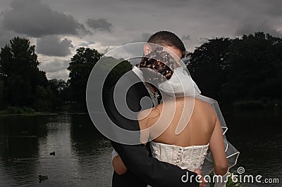 Wedding kiss