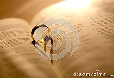 A wedding ring in the bible