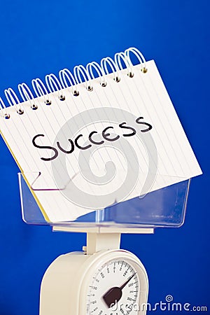 Weight of success, balance measuring pros & cons