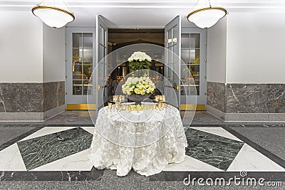 Welcome Wedding Table