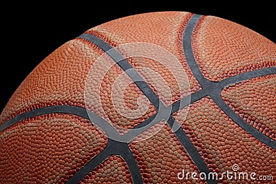 Well worn basketball