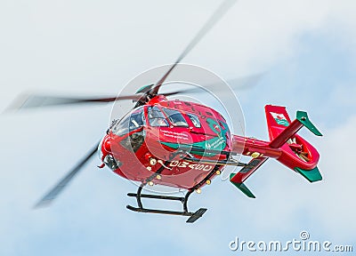 Welsh air ambulance helicopter