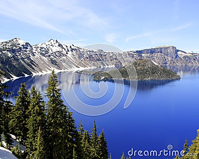 West side of Crater Lake