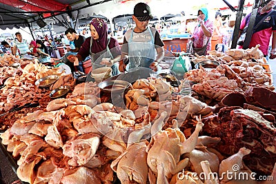 Wet Market in Kota Kinabalu, Sabah