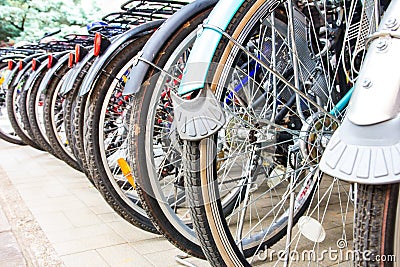 Wheel of bikes