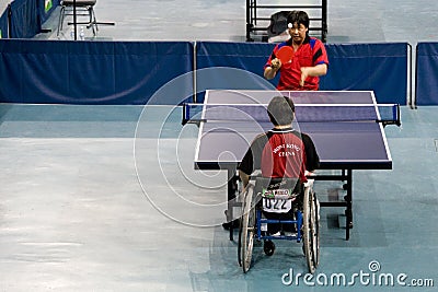 Wheel Chair Men s Table Tennis