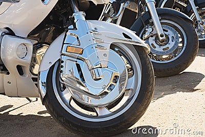 Wheels of motor bikes