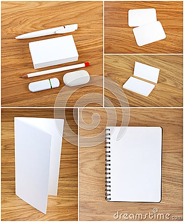 The white elements of corporate identity
