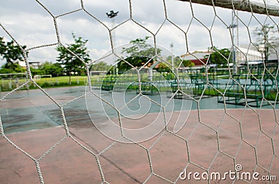 White football net