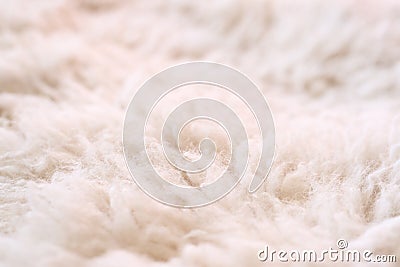 White fur as abstract background