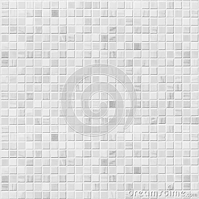 White or gray tile wall background