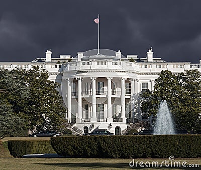 White House Storm Sky