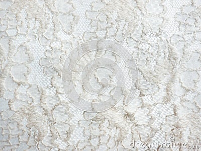 White lace fabric background texture