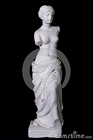 White marble statue Aphrodite of Milos