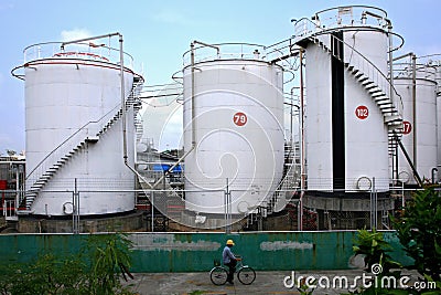 White Oil Tanks