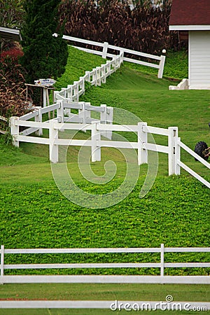 White picket fence